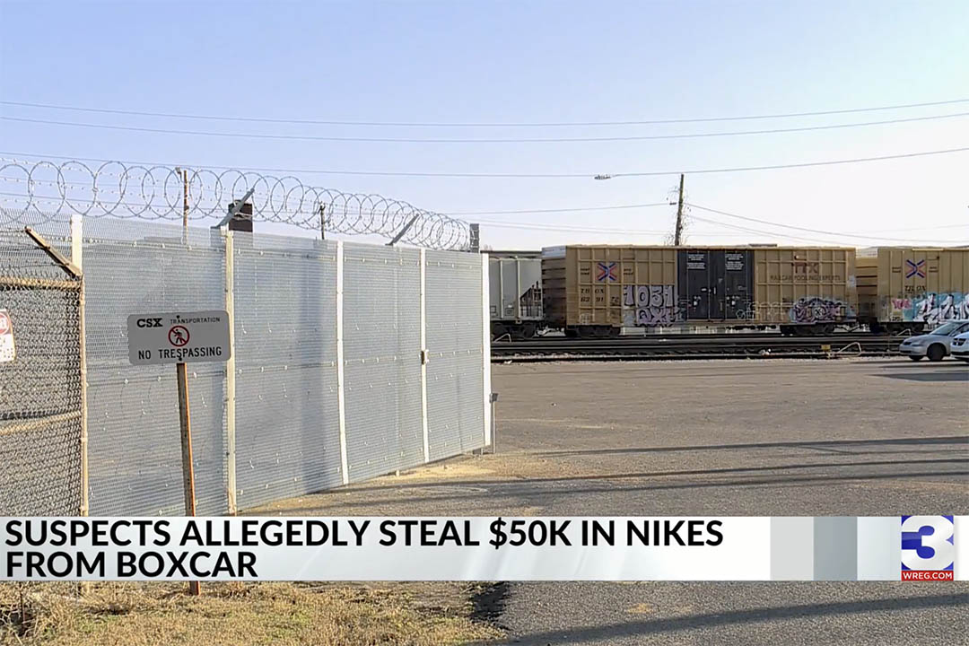 9 Men Arrested for Stealing $50,000 in Nike Sneakers from Memphis Boxcar