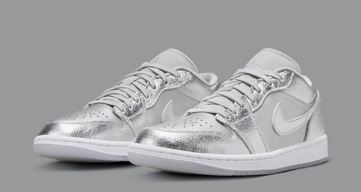 The Air Jordan 1 High Zoom CMFT 2 Has Surfaced in Cement Grey and Fire Red Low WMNS "Metallic Silver" FN5030-001