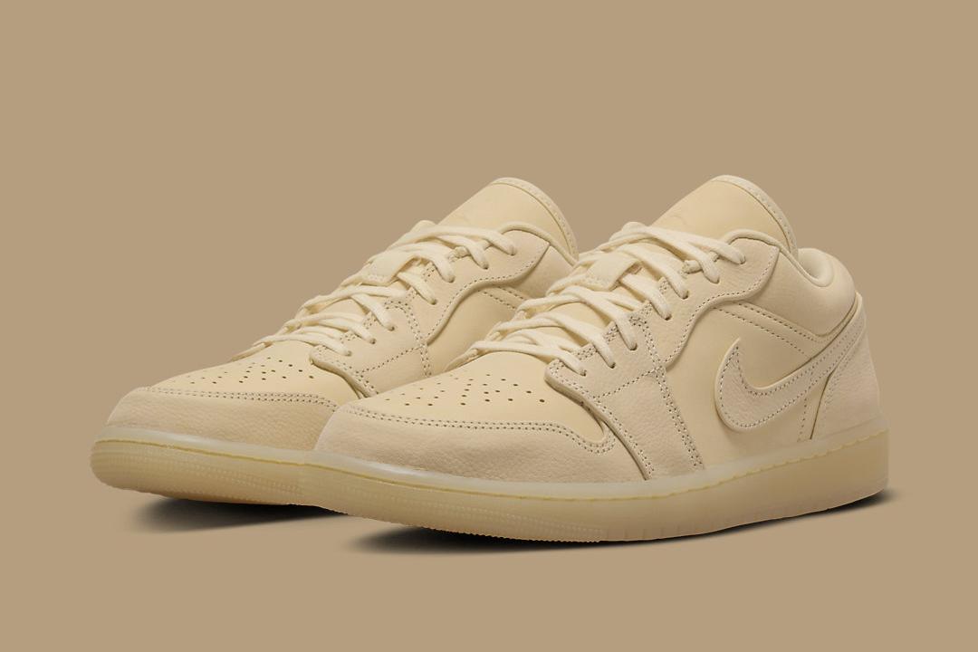 The Air Jordan 1 Low WMNS Receives a Tonal “Pale Vanilla” Makeover