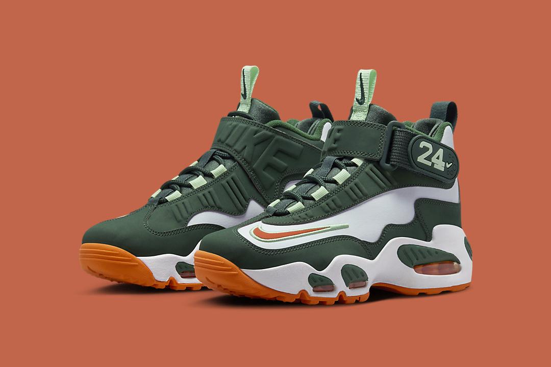 The Nike Air Griffey Max 1 GS “Miami Hurricanes” Drops This Week