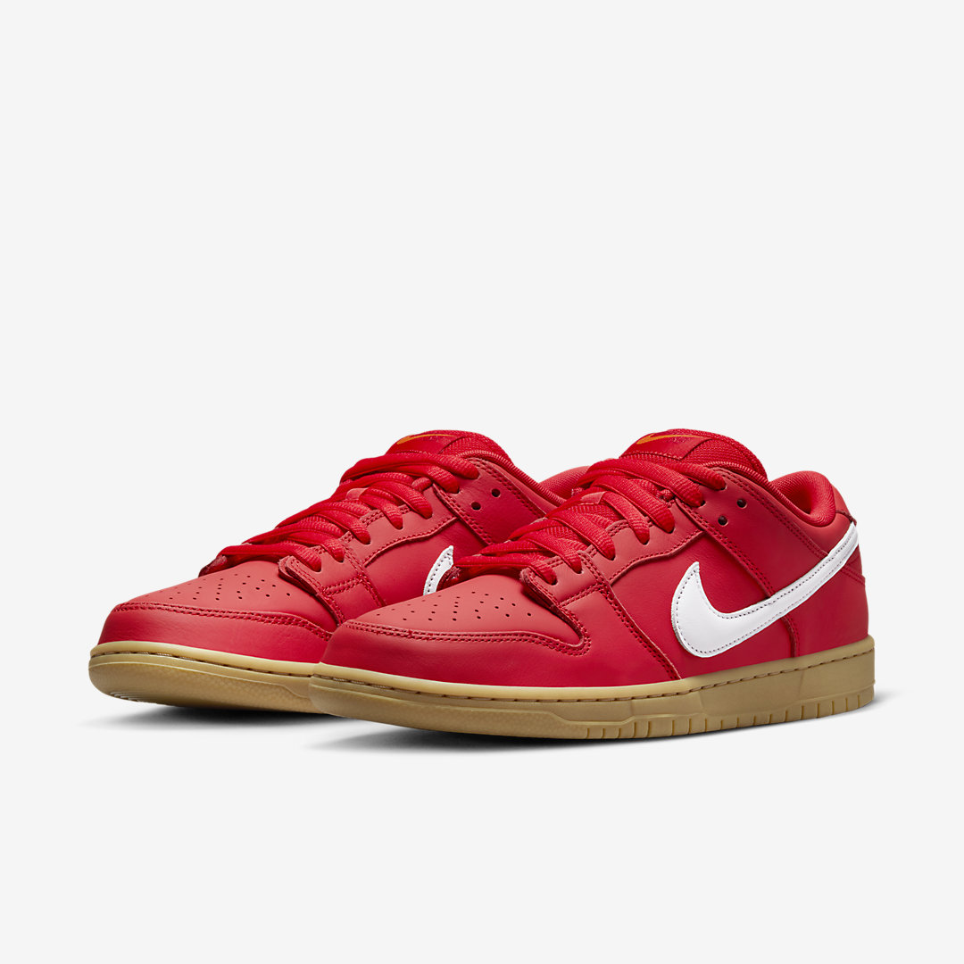 Nike dunks all red sale