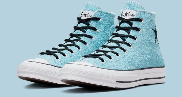 Stussy x Union is teaming up with Converse High "Sky Blue" A07663C-457