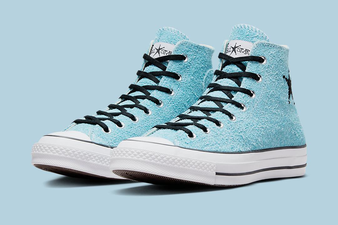 Rose Converse x Chuck Taylor Baskets Chuck 70 High "Sky Blue" A07663C-457