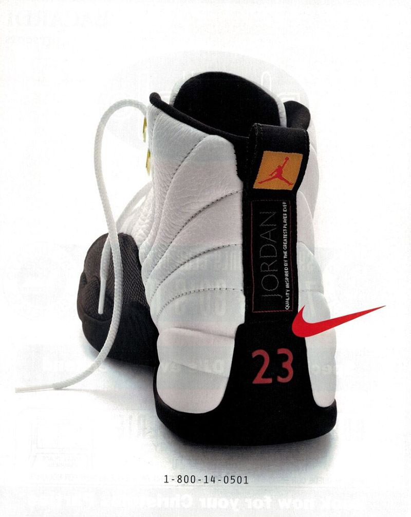 Jordan 12 design top