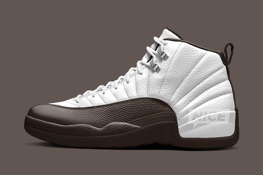 Air Jordan 12 "White/Baroque Brown" FZ5026-100