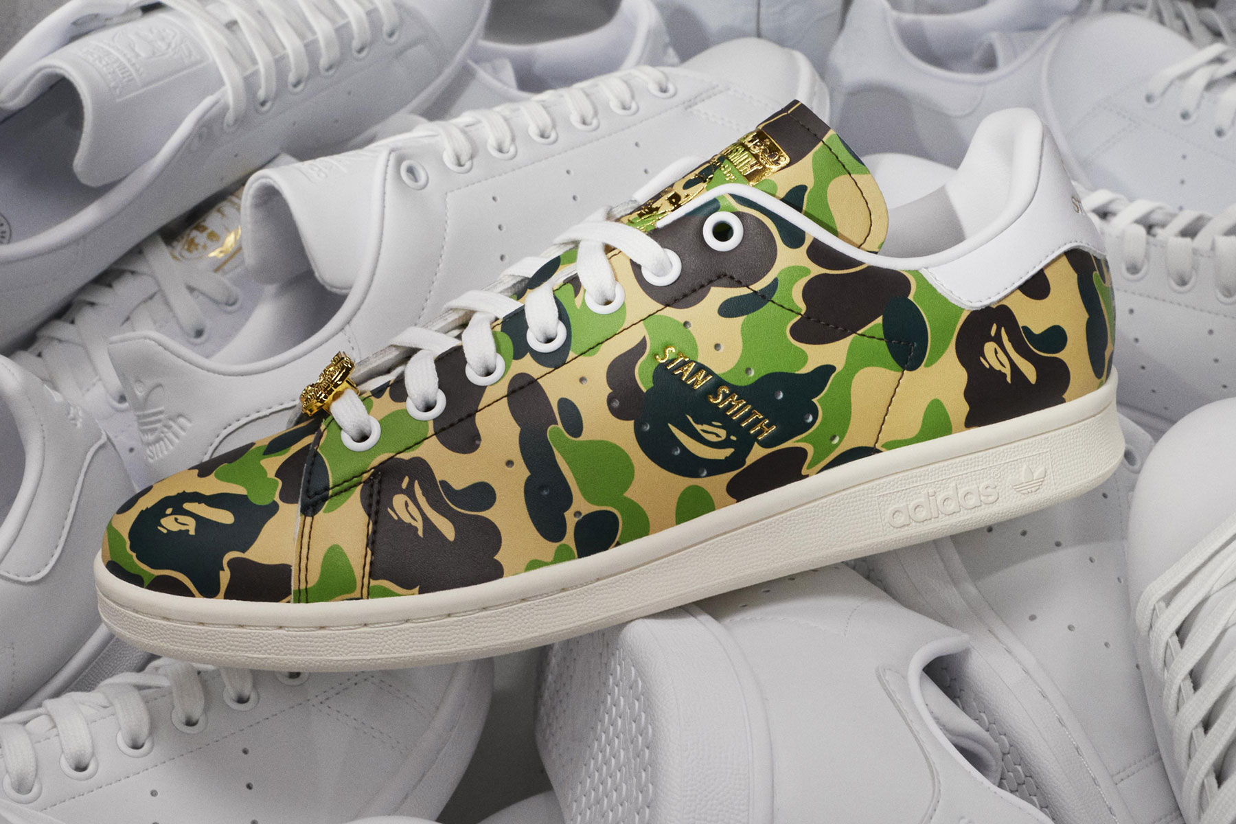 BAPE & adidas Add the Stan Smith “ABC CAMO” to Their 30th Anniversary Offering