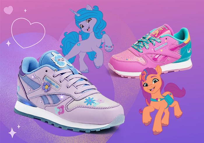 My Little Pony x reebok Woven Classic Leather Collection