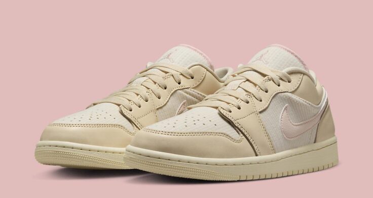 кросівки чоловічі nike jordan 1 mid наложка bs Low "Linen" FQ1925-100