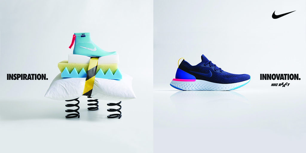 Nike React Inspiration and Innovation.