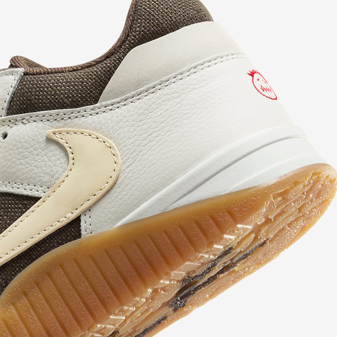 Nike SB x Air Jordan neidisch 1 Low 'Desert Ore' Spotted on "Sail" FZ8117-100