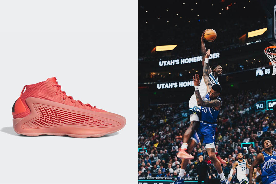 Anthony Edwards Gets The Dunk of The Year in The adidas AE 1 “Georgia Red Clay”