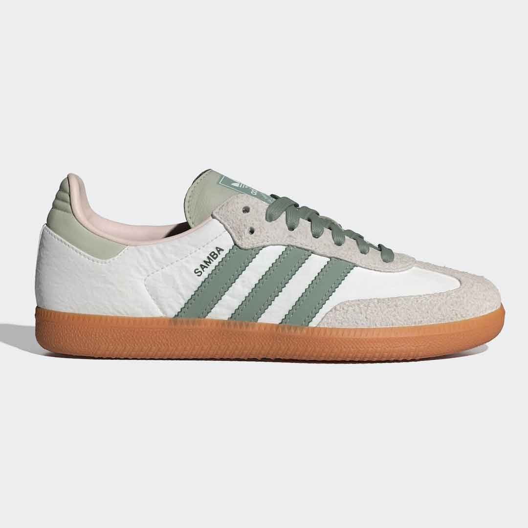 adidas samba og silver green id0492 1