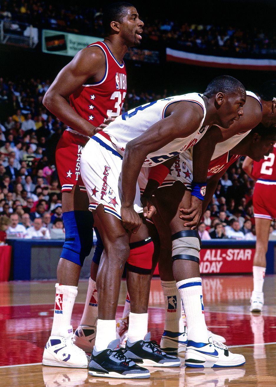 Michael Jordan during a 1998 NBA Playoffs game