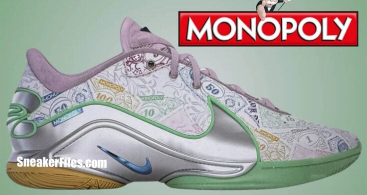 Monopoly x AQUA Nike LeBron 22