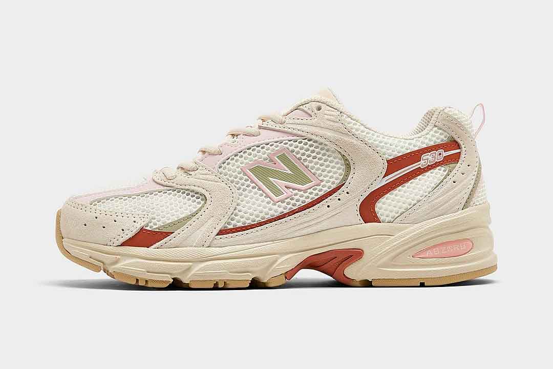 The New Balance 530 Pops in a Festive Cream and Pink Colorway