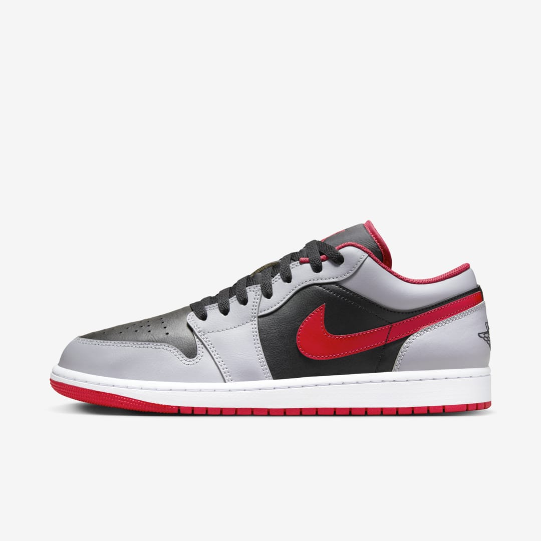 air jordan 1 retro high og neutral grey crimson mens Low 553558-060