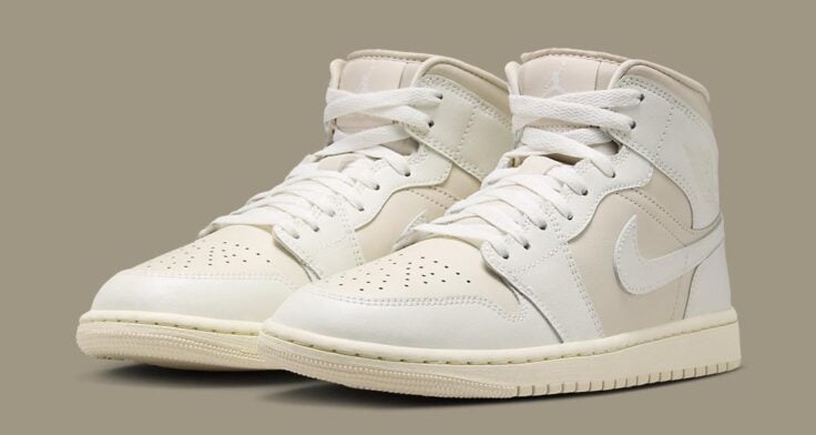 jordans with pink color in them Mid "White/Light Tan" BQ6472-201