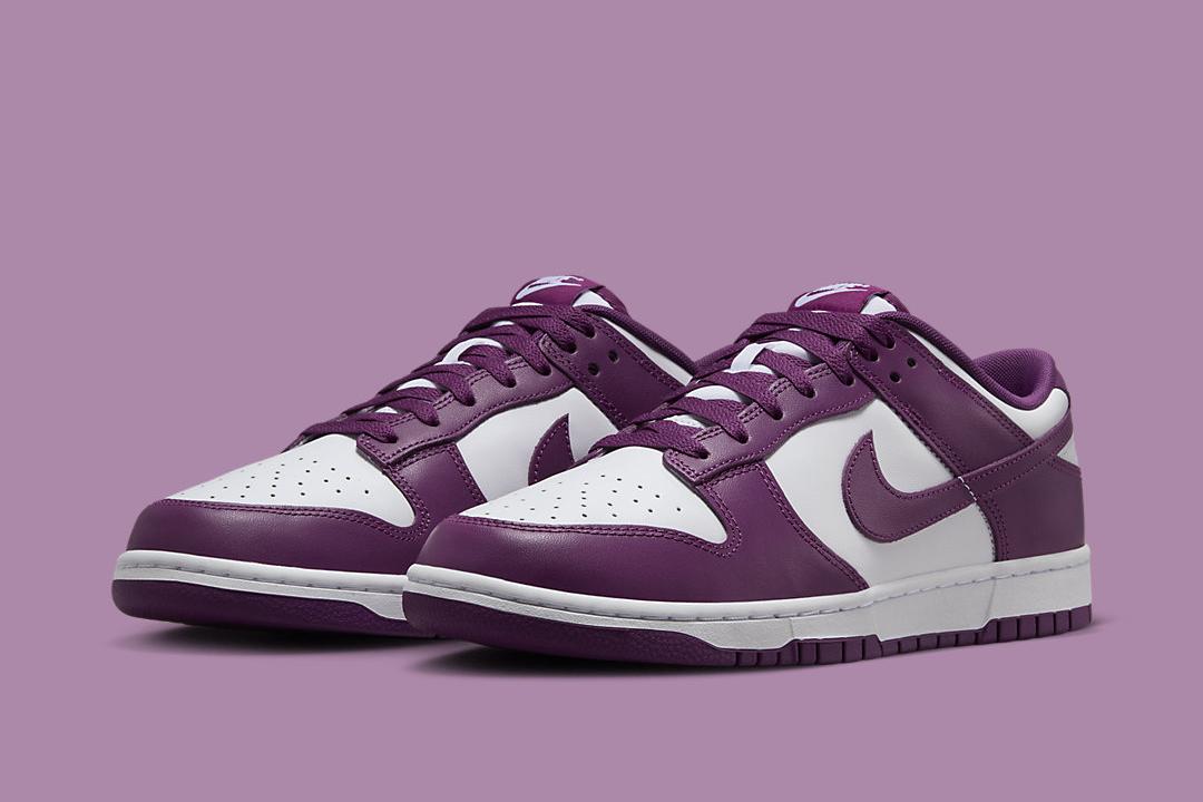 The Nike Dunk Low “Viotech” Sports a Classic Two-Toned Color Scheme