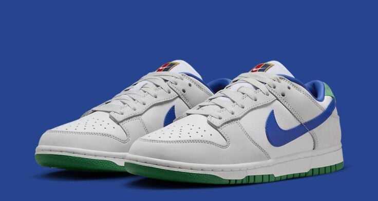 nike cement Dunk Low WMNS "Tennis Classic" FB7910-100