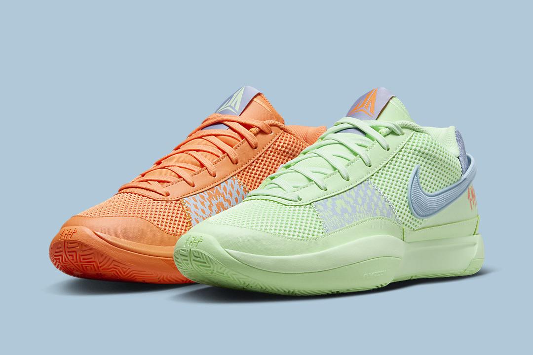 Nike Ja 1 "Bright Mandarin/Vapor Green" FQ4796-800