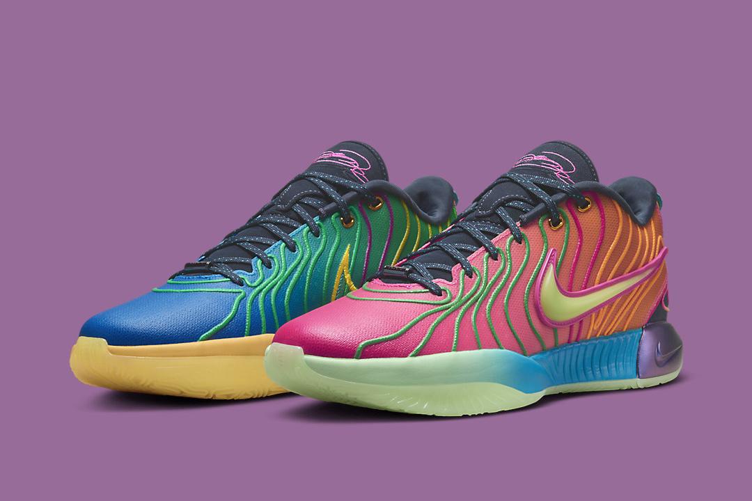 Nike lebron multicolor store