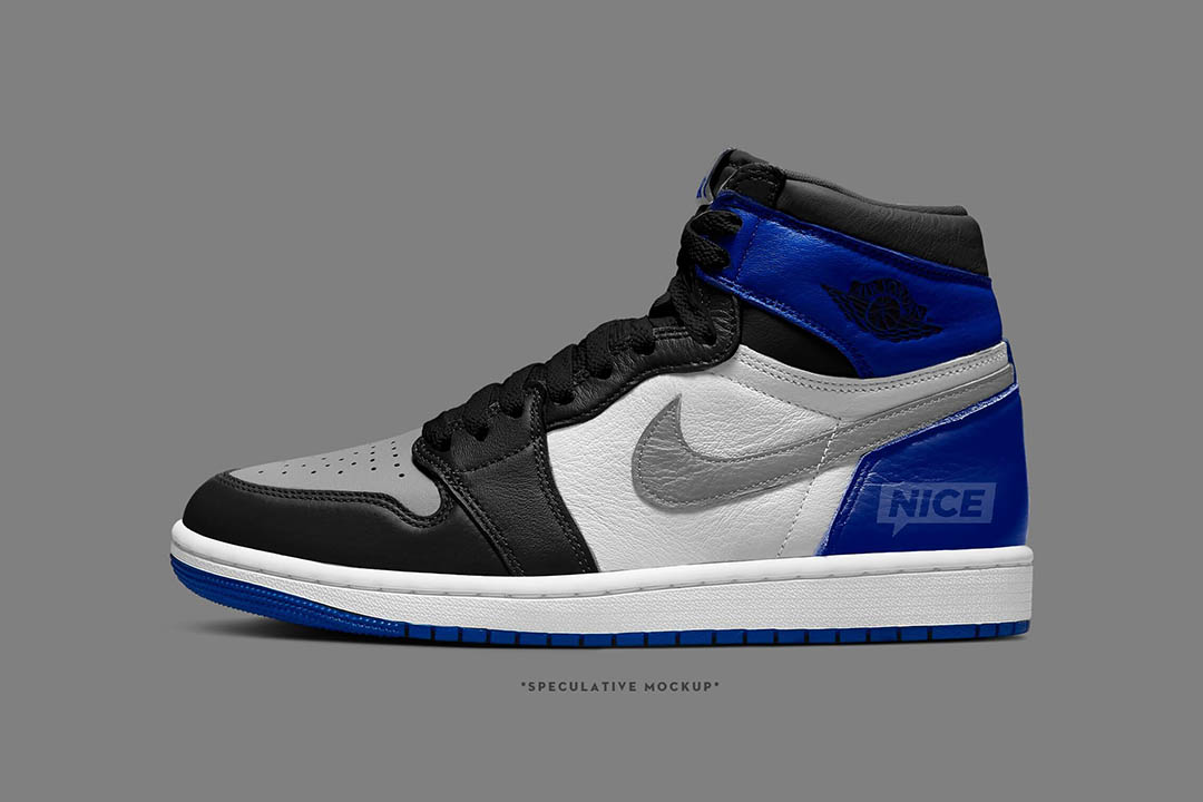 Air Jordan 1 High OG "White/Deep Royal Blue" DZ5485-100