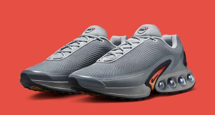 the sneaker is a timely Dn "Smoke Grey" DV3337-004