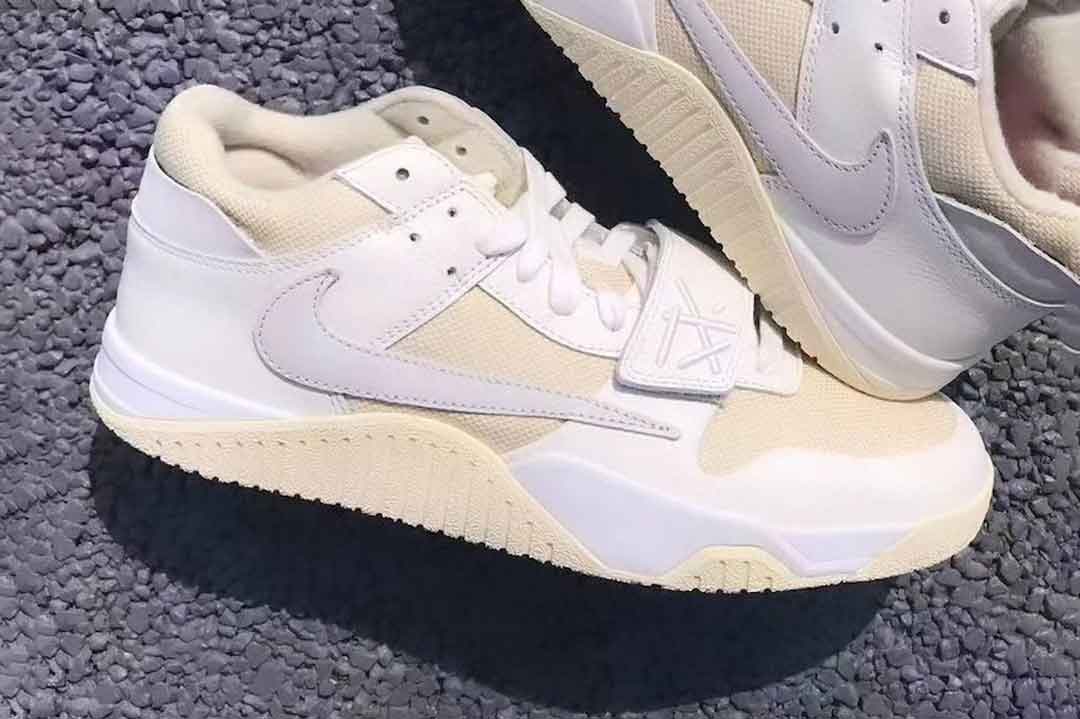 Travis Scott x Jordan Jumpman Jack Surfaces in a Clean “White/Cream” Colorway