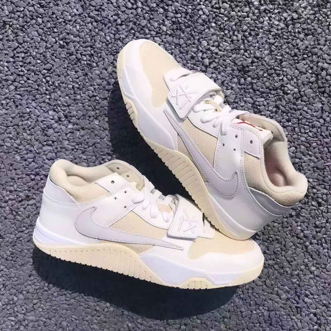 Travis Scott x Jordan Jumpman Jack White Cream Nice Kicks