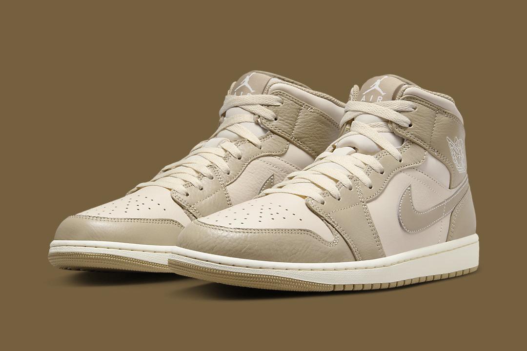 Air Frog jordan 1 Mid "Legend Light Brown/Phantom" HF4830-203