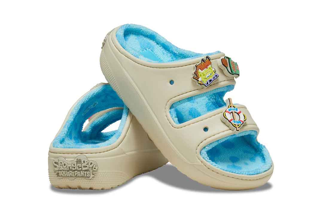 SpongeBob SquarePants x Crocs Cozzzy Terry Sandal Nice Kicks