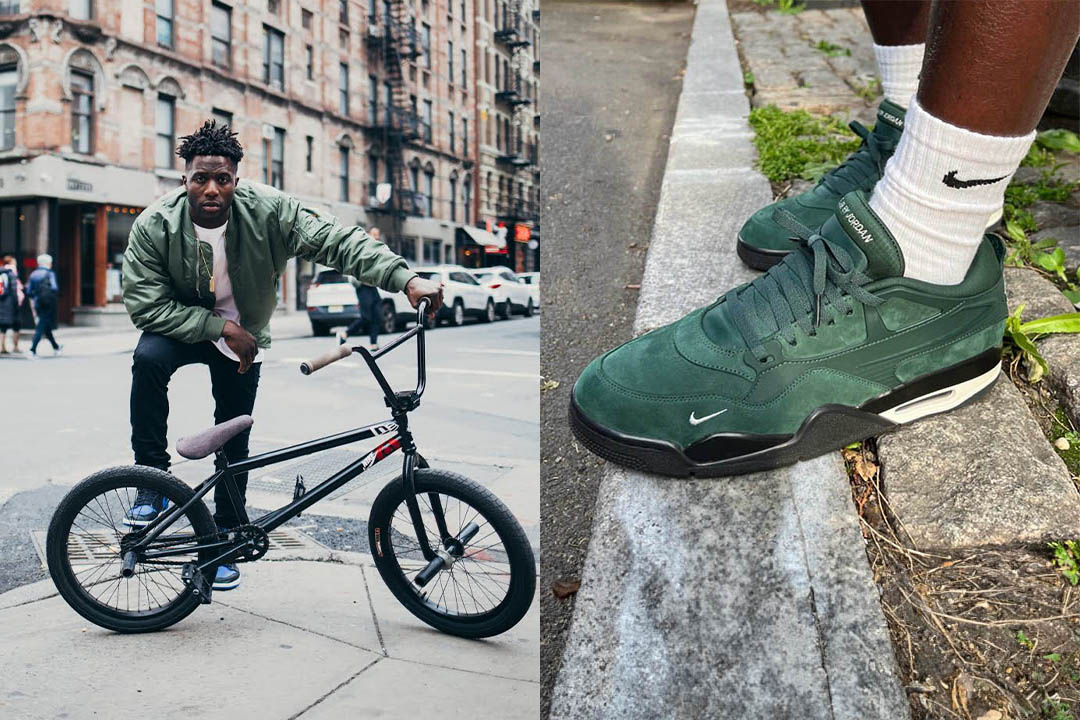Nigel Sylvester x Jordan Brand focuses on their kids line with this latest "Pro Green" HF4334-300