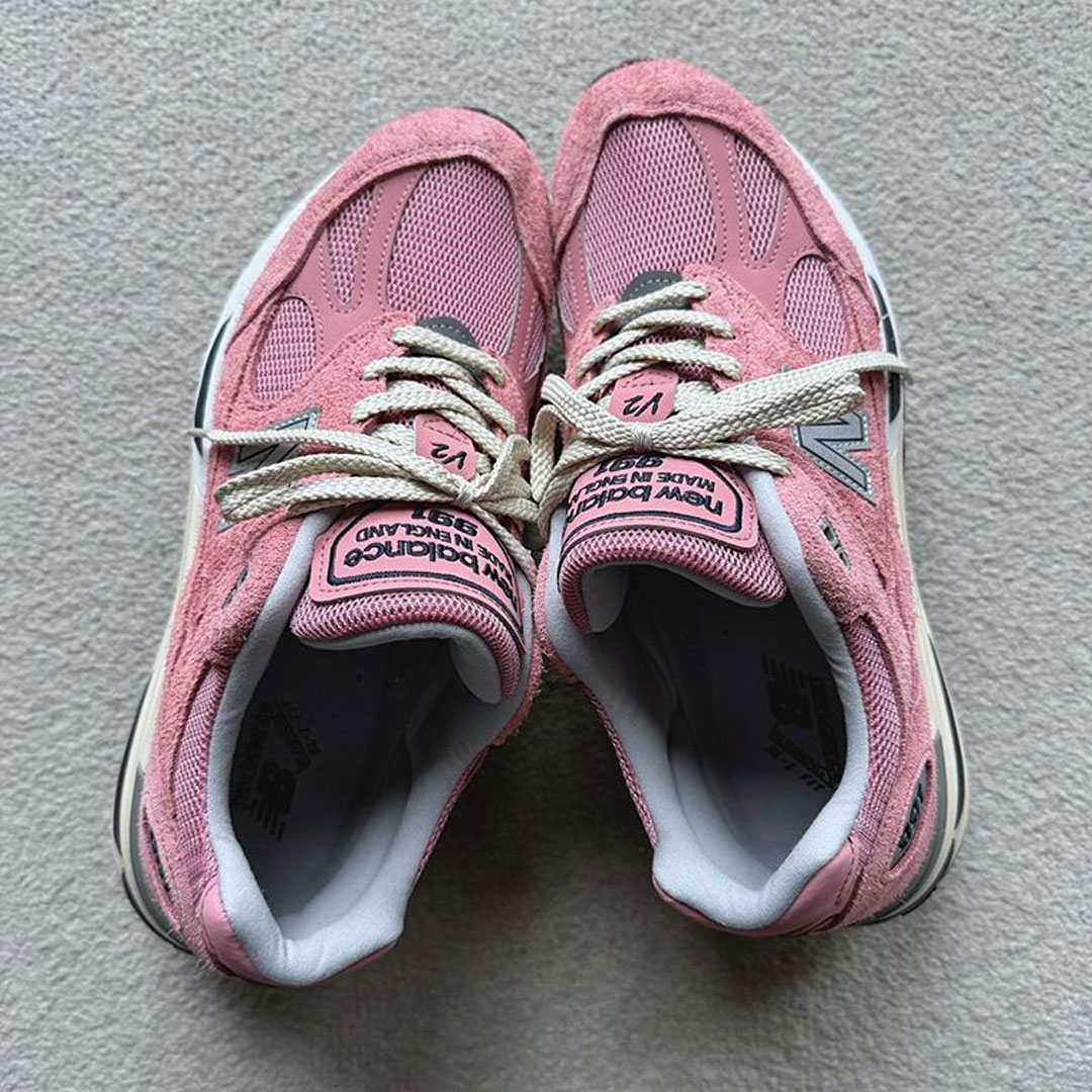 - HQZ New Balance 991v2 Made in UK "Pink" U991PK2