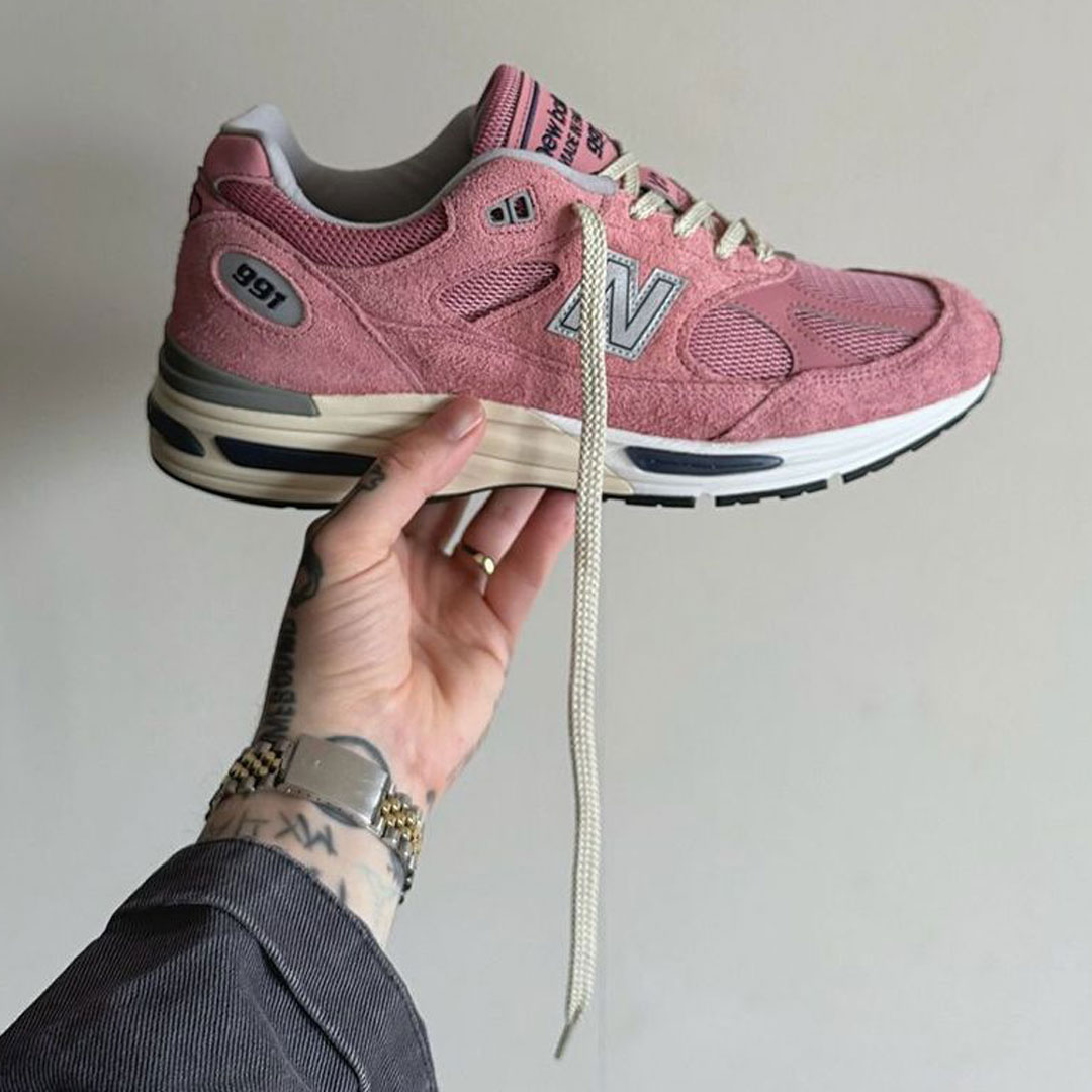 - HQZ New Balance 991v2 Made in UK "Pink" U991PK2