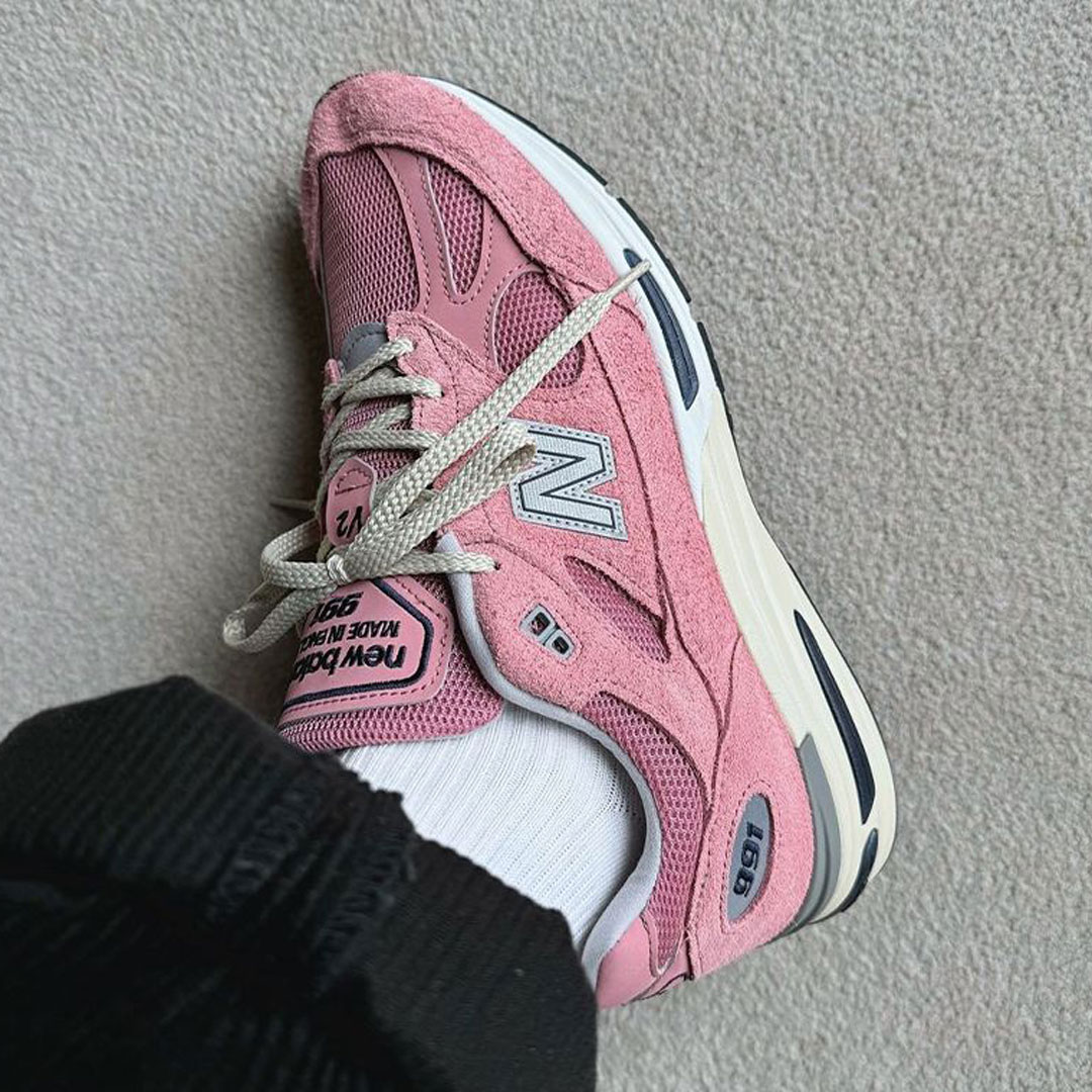 - HQZ New Balance 991v2 Made in UK "Pink" U991PK2
