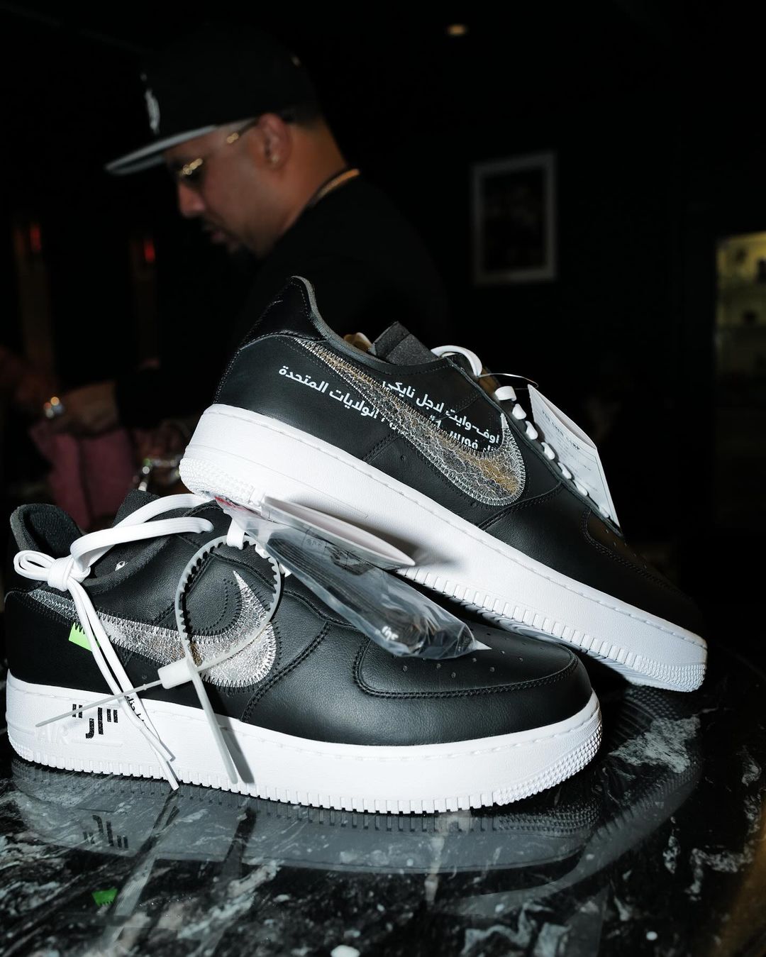Off white air force 1 black fake shop