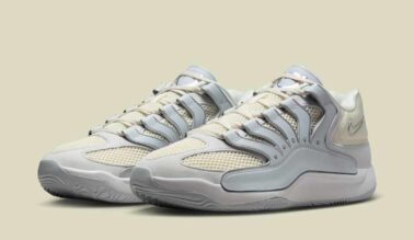 Nike KD 18 "Soft Pearl/Metallic Silver" HV1992-001