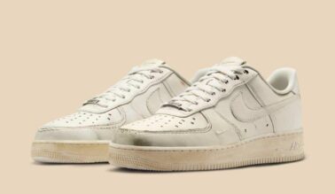 .SWOOSH x Nike Air Force 1 Low "Dirty Triple White" HJ9346-100