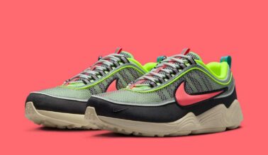Nike Air Zoom Spiridon "Barely Volt/Hot Punch" II1237-701