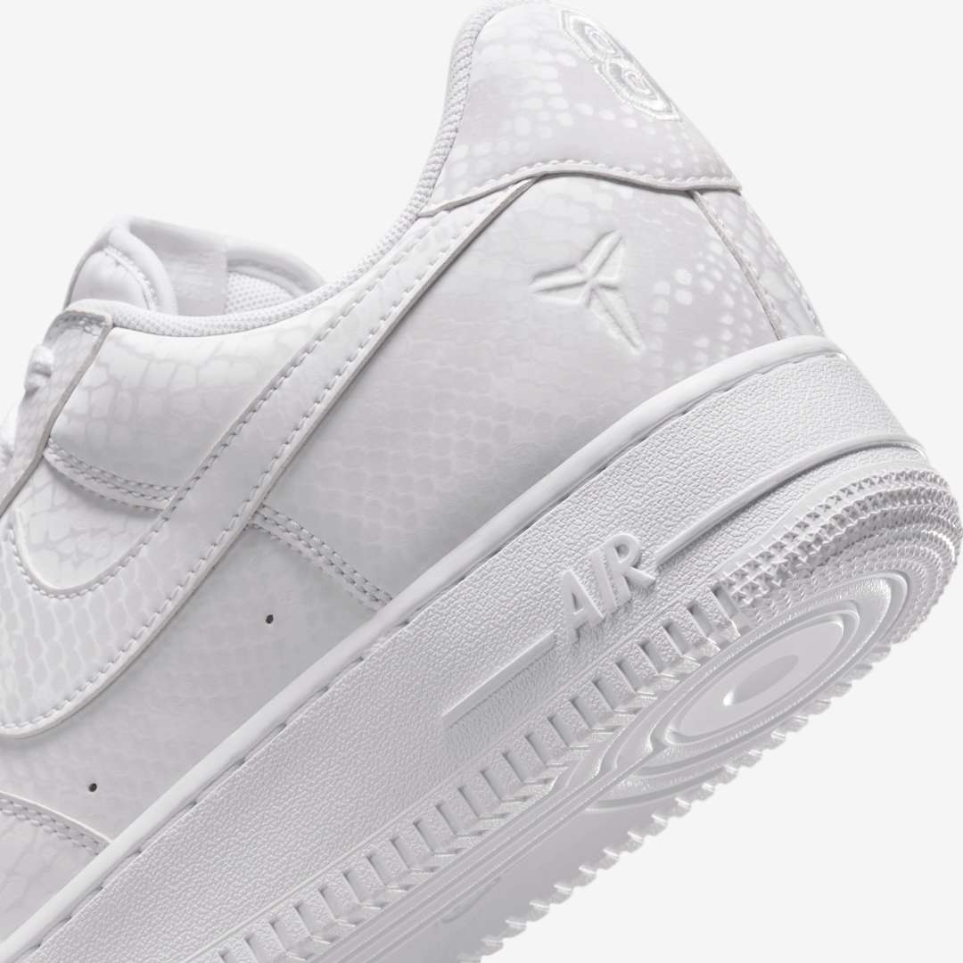 Kobe Bryant x Nike Air Force 1 Low "Forever White" IB0018-100
