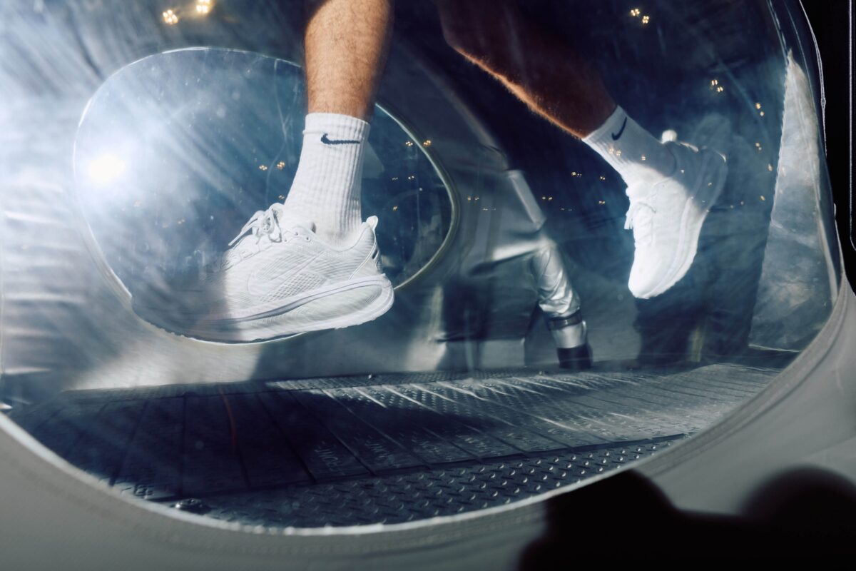 Nike Vomero Premium anti-gravity treadmill
