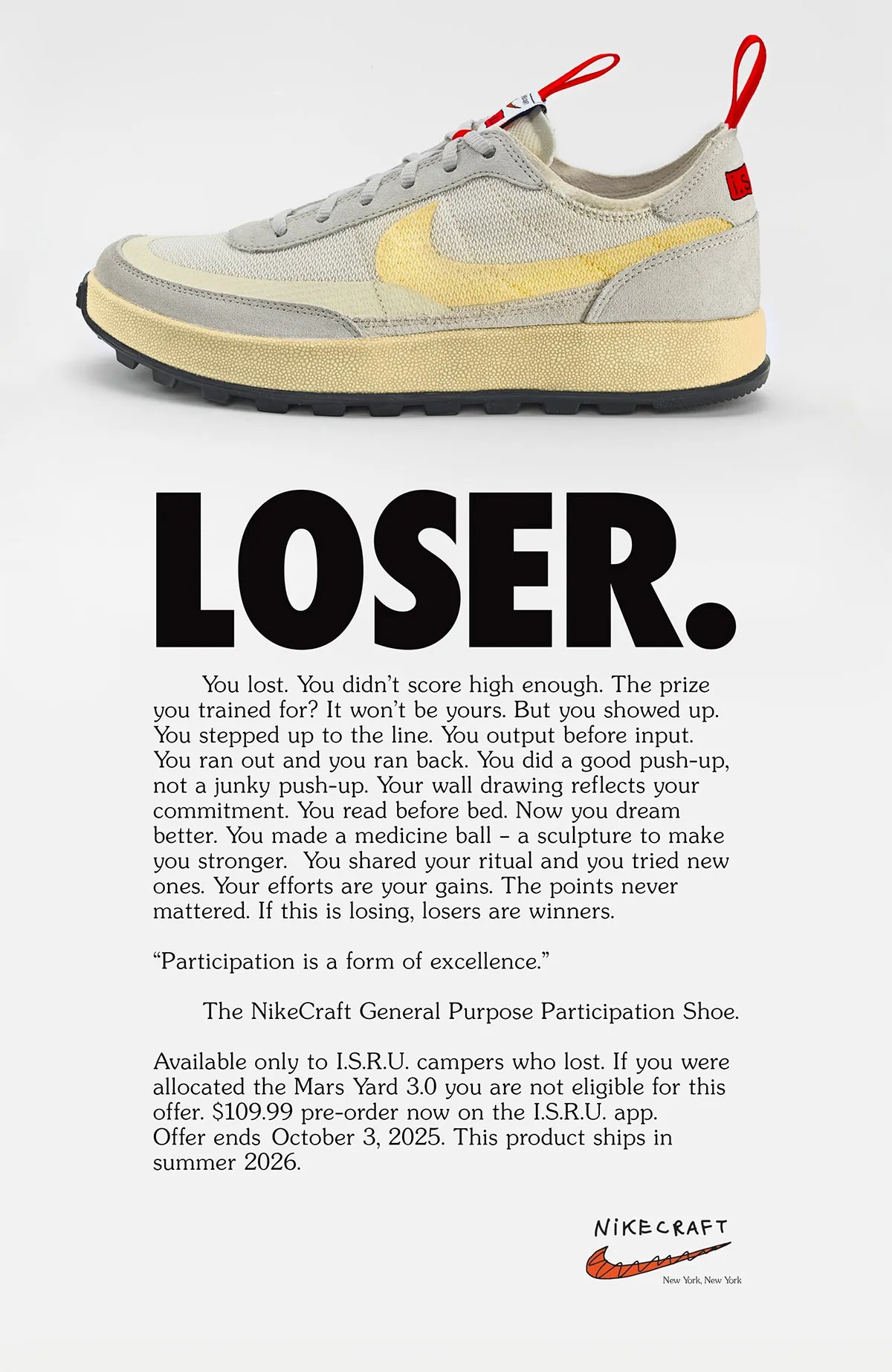 Tom Sachs x NikeCraft General Purpose Shoe 
