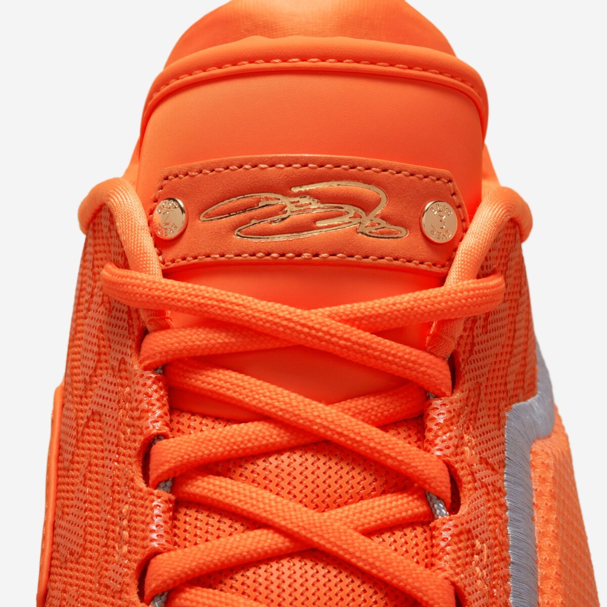 Nike LeBron 23 in Shoe Bag colorway, featuring heritage-inspired design elements that reference LeBron James' landmark 2003 partnership agreement with Nike - detail view 5